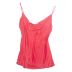 ZARA BASIC Womens Camisole Top Red Sleeveless S