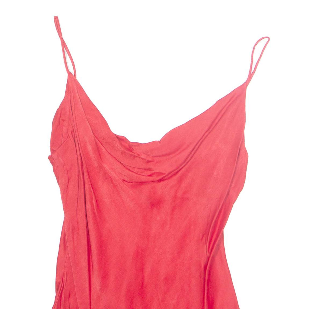 ZARA BASIC Womens Camisole Top Red Sleeveless S