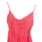 ZARA BASIC Womens Camisole Top Red Sleeveless S