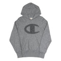 CHAMPION REVERSE WEAVE Mens Grey Pullover Hoodie S Cotton Blend Sweatshirt
