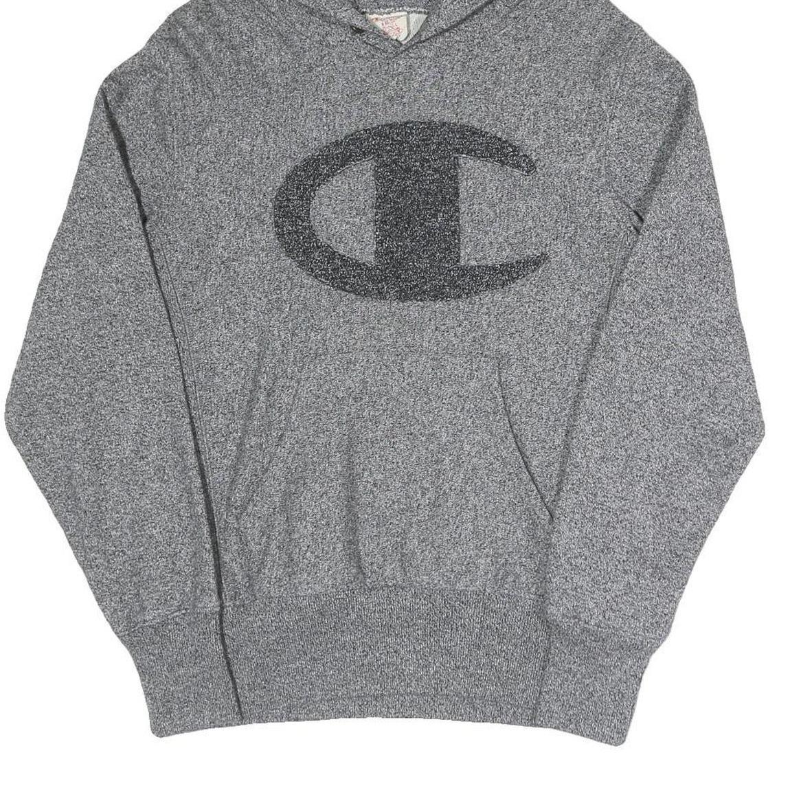 CHAMPION REVERSE WEAVE Mens Grey Pullover Hoodie S Cotton Blend Sweatshirt