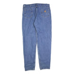 CARHARTT Mens Jeans Blue Relaxed Straight Denim Medium W44 L38 Casual Workwear