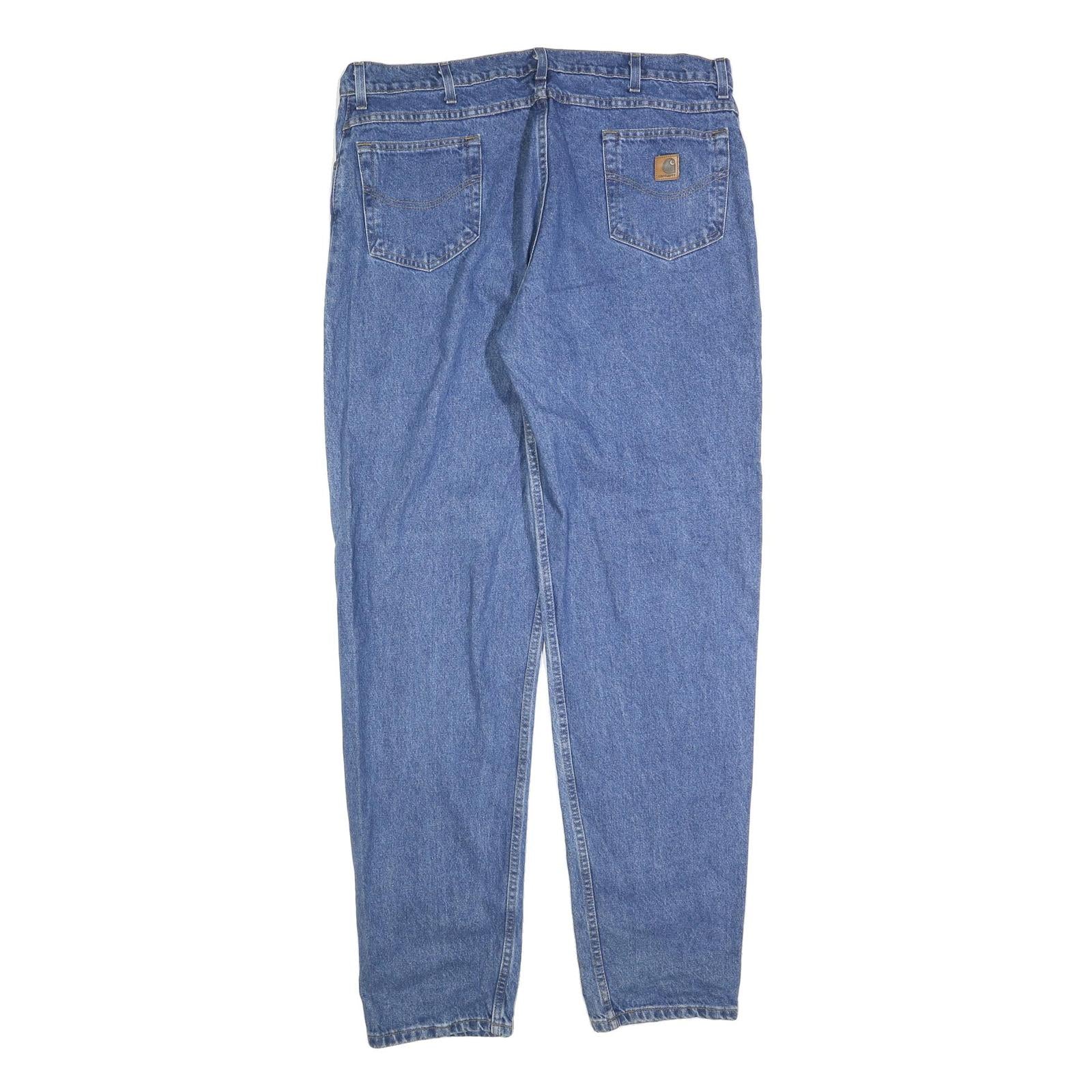 CARHARTT Mens Jeans Blue Relaxed Straight Denim Medium W44 L38 Casual Workwear