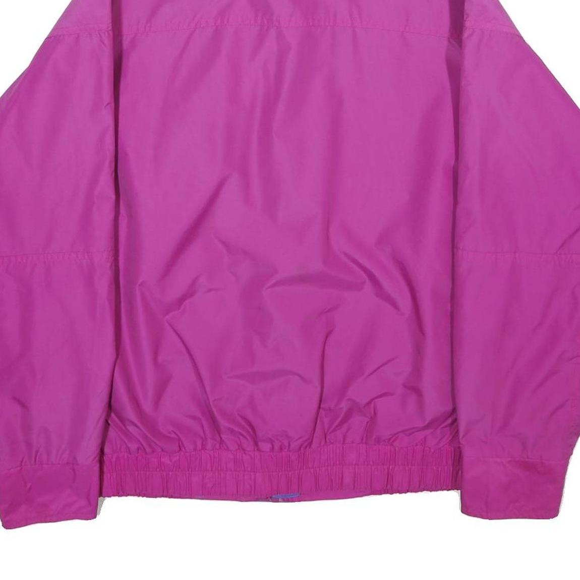 COLUMBIA Womens Pink & Purple Outdoor Jacket L Nylon Plain Zip Bugaboo