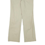 DICKIES Womens Regular Fit Beige Cotton Blend Zip Trousers W31 L30 Classic