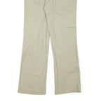 DICKIES Womens Regular Fit Beige Cotton Blend Zip Trousers W31 L30 Classic