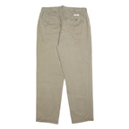 POLO RALPH LAUREN Mens Cotton Beige Relaxed Straight Trousers W35 L32 Casual
