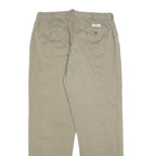 POLO RALPH LAUREN Mens Cotton Beige Relaxed Straight Trousers W35 L32 Casual