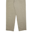 POLO RALPH LAUREN Mens Cotton Beige Relaxed Straight Trousers W35 L32 Casual