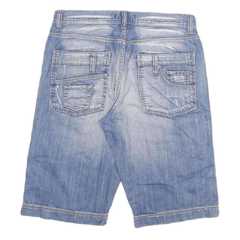 DSQUARED2 Mens Denim Blue Cargo Shorts 2XL W36 Cotton Blend Casual Style