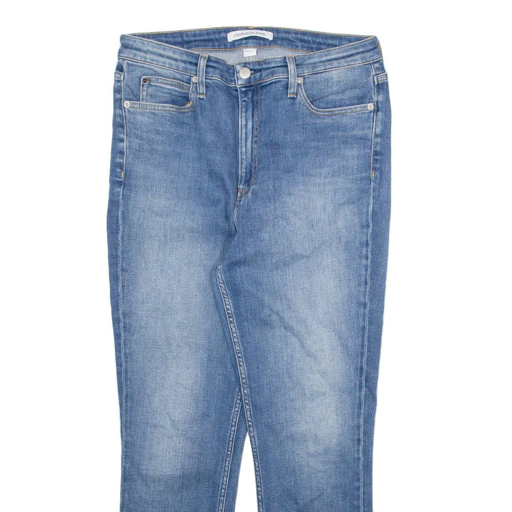 CALVIN KLEIN JEANS Womens Jeans Blue Slim Skinny Stone Wash W31 L26