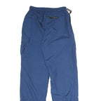 EIDER Mens Blue Polyester Blend Relaxed Trousers W24 L30 Zip Closure Outdoor