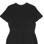 CARVEN Womens Black Shift Polyester Blend Short Sleeve Knee Length Dress L