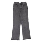 JUICY COUTURE Malibu Crop Womens Jeans Grey Regular Bootcut W25 L27