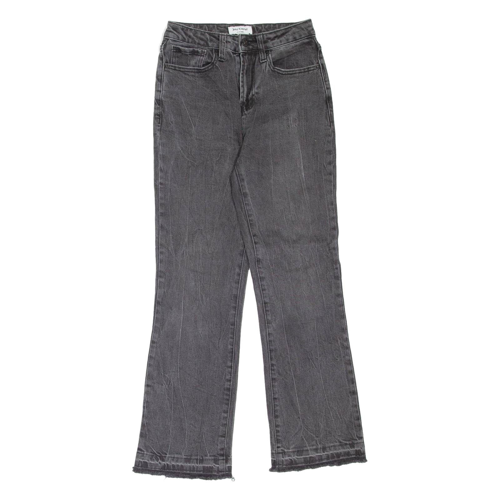 JUICY COUTURE Malibu Crop Womens Jeans Grey Regular Bootcut W25 L27