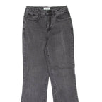 JUICY COUTURE Malibu Crop Womens Jeans Grey Regular Bootcut W25 L27