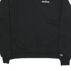 CHAMPION Mens Black Motive Crew Neck L Cotton Blend Sweatshirt Pullover