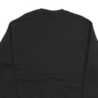 CHAMPION Mens Black Motive Crew Neck L Cotton Blend Sweatshirt Pullover