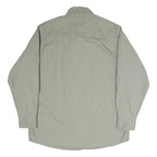 WOOLRICH Mens Green Cotton Casual Shirt M Button Down Long Sleeve Pockets