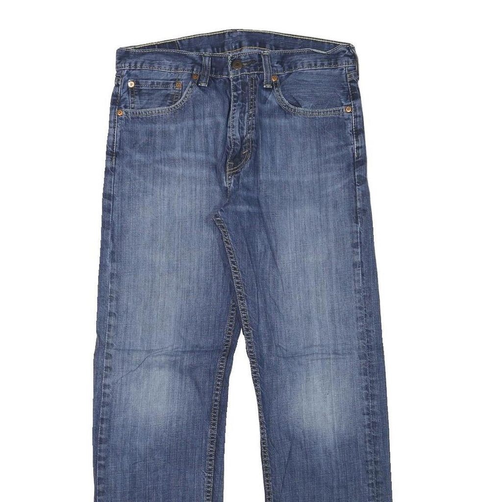 LEVI'S Mens Jeans Blue Regular Straight Denim Medium W30 L30 Casual Zip