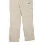 CARHARTT Mens Cotton Blend Beige Regular Fit Straight Leg Trousers W34 L32