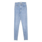 LEVI'S Womens Jeans Blue Slim Skinny Denim Light W25 L30 Classic Zip Fastening