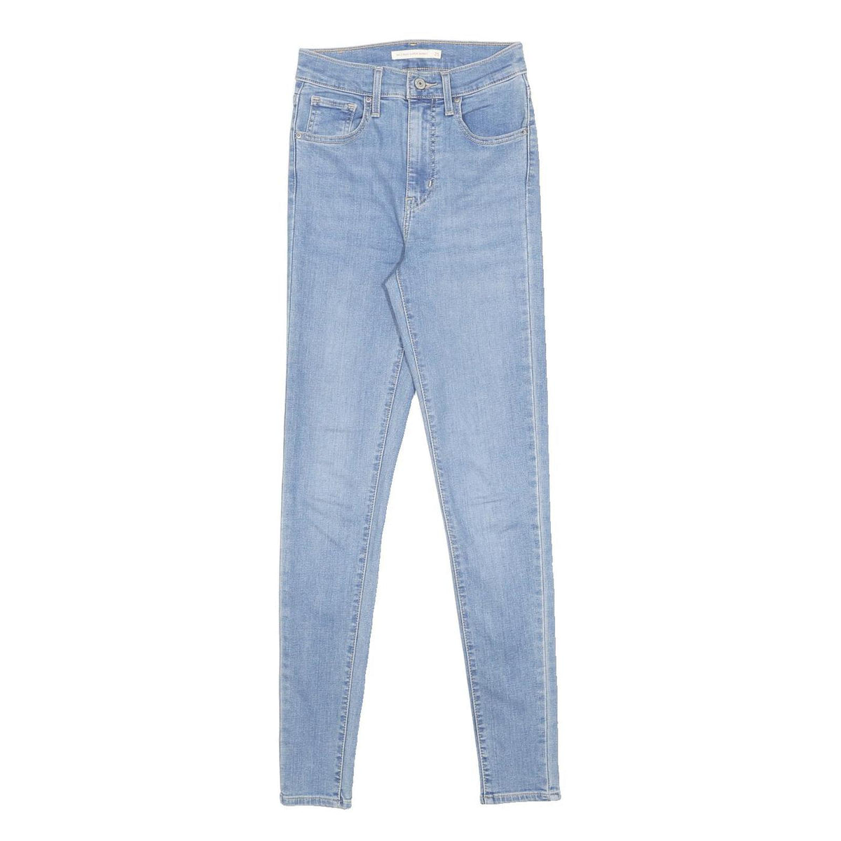 LEVI'S Womens Jeans Blue Slim Skinny Denim Light W25 L30 Classic Zip Fastening