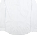 CALVIN KLEIN Mens White L Cotton Blend Shirt Long Sleeve Button Down Collar