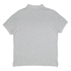 POLO RALPH LAUREN Mens Grey Short Sleeve Plain M Cotton Polo Shirt