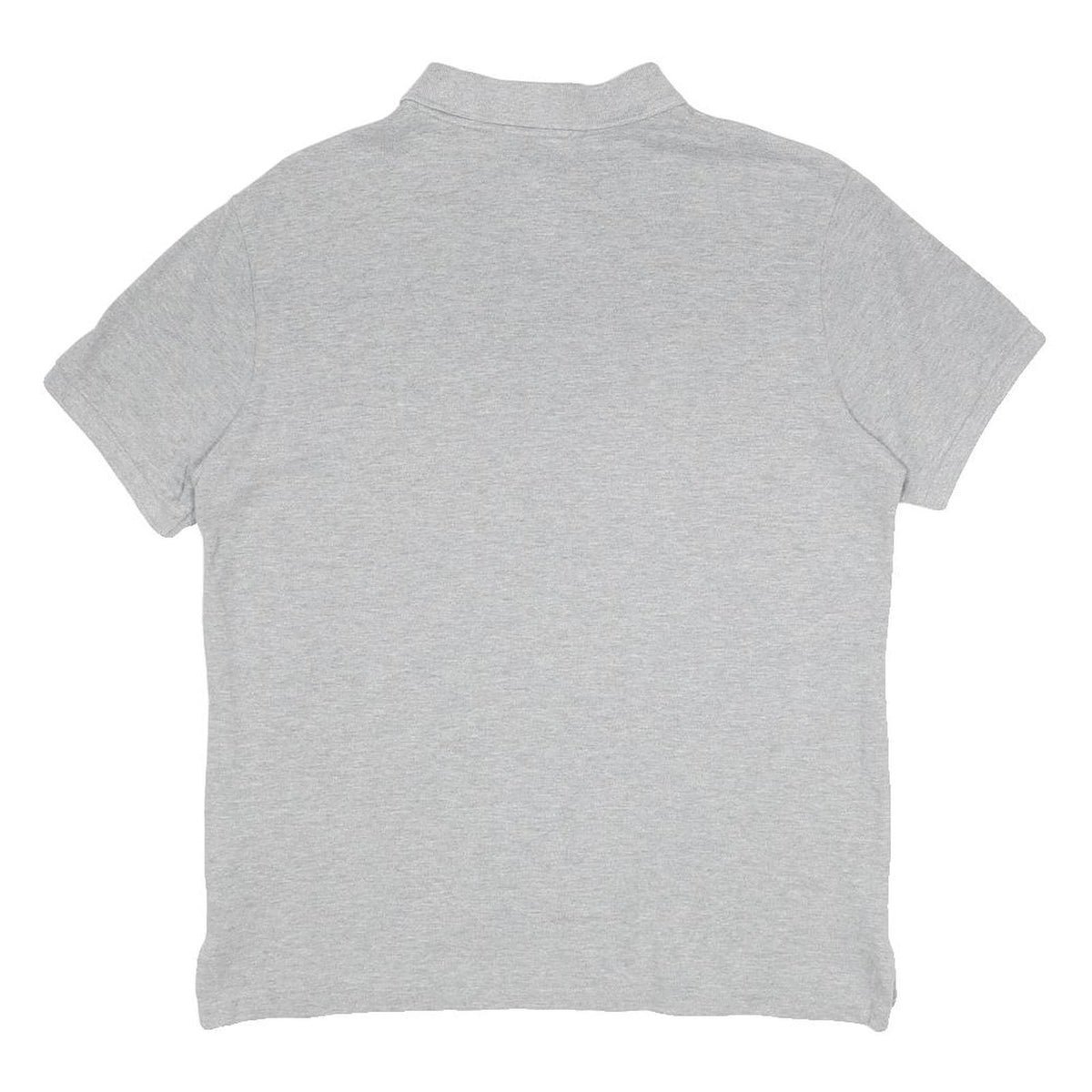 POLO RALPH LAUREN Mens Grey Short Sleeve Plain M Cotton Polo Shirt