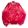 NEMESIS SPORTSWEAR Portage All Stars 2001 'Zachary' Mens Varsity Jacket Red Satin Nylon USA M