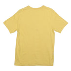 NIKE Mens Yellow Crew Neck Short Sleeve T-Shirt Cotton Blend M Casual Sportswear