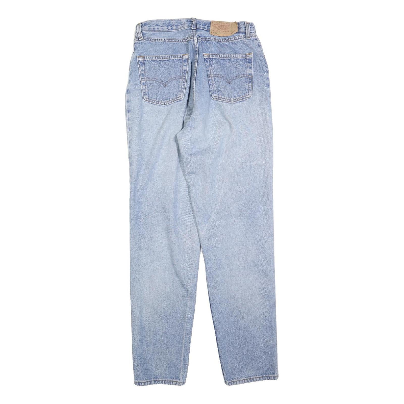 LEVI'S 901 Womens Jeans Blue Regular Straight Denim Light W30 L32 Stylish