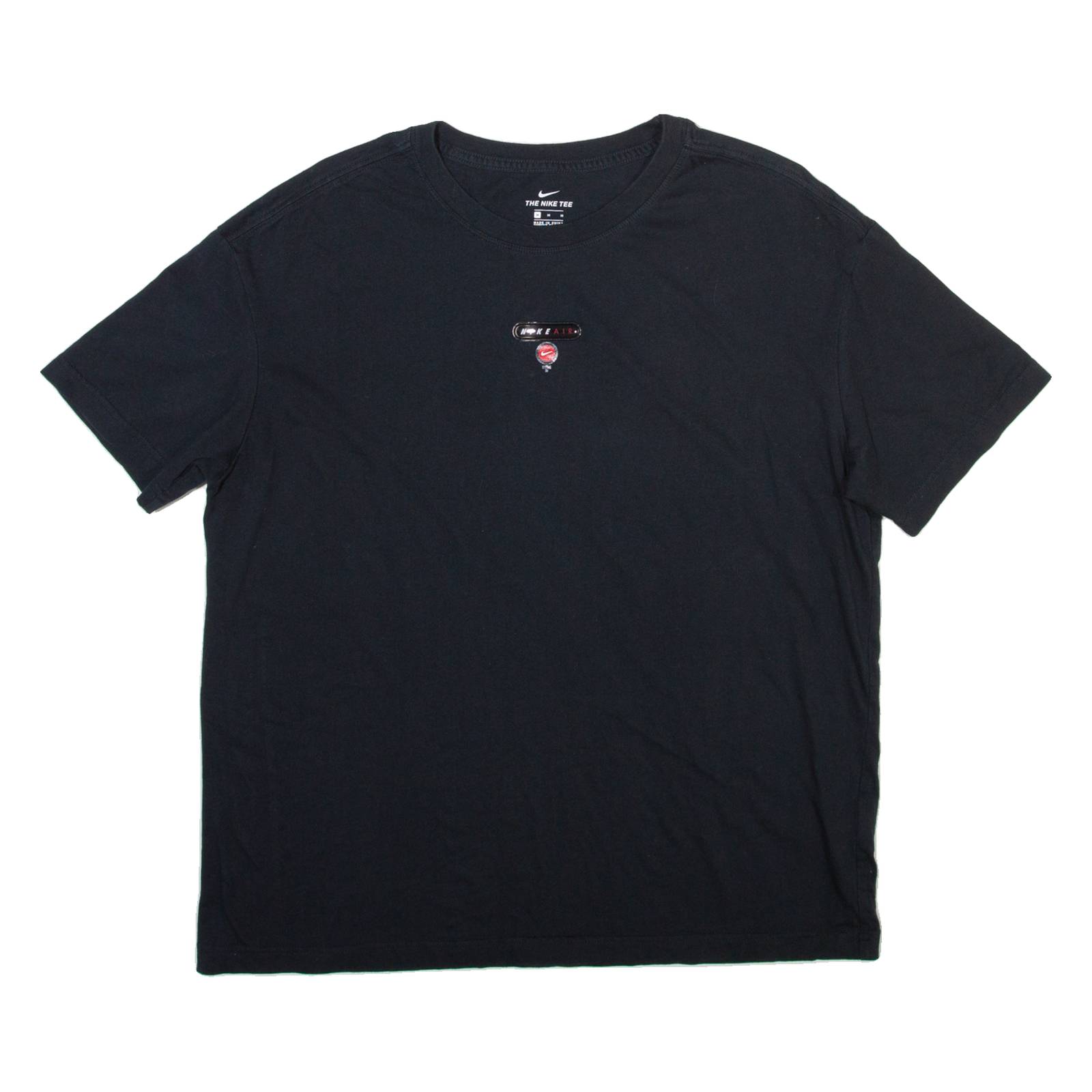 NIKE Air Womens T-Shirt Black Crew Neck M