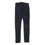 LEVI'S Womens Slim Skinny Denim Dark Blue W26 L29 Cotton Blend Zip Jeans