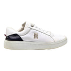 TOMMY HILFIGER Sneaker Trainers White Leather Womens UK 3.5