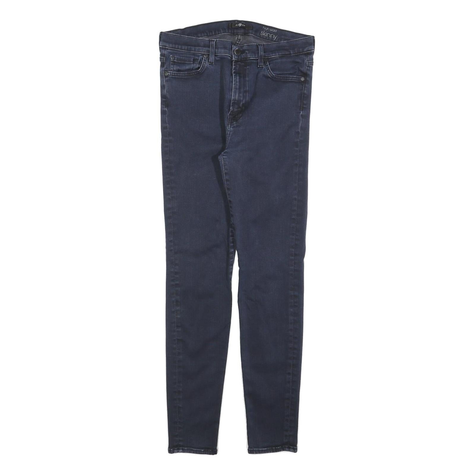 7 FOR ALL MANKIND Womens Jeans Blue Slim Skinny Denim Medium W30 L30 Stretch