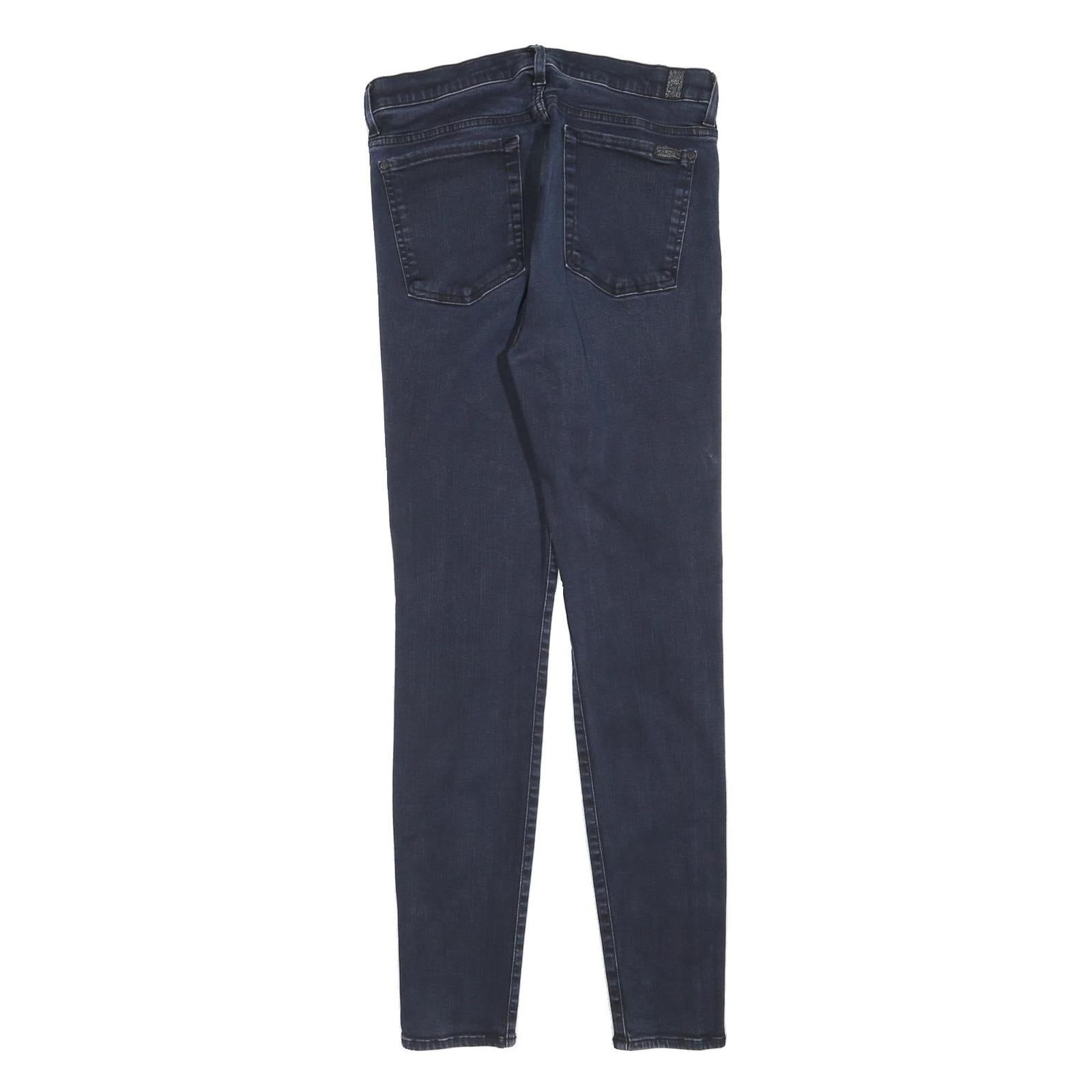 7 FOR ALL MANKIND Womens Jeans Blue Slim Skinny Denim Medium W30 L30 Stretch