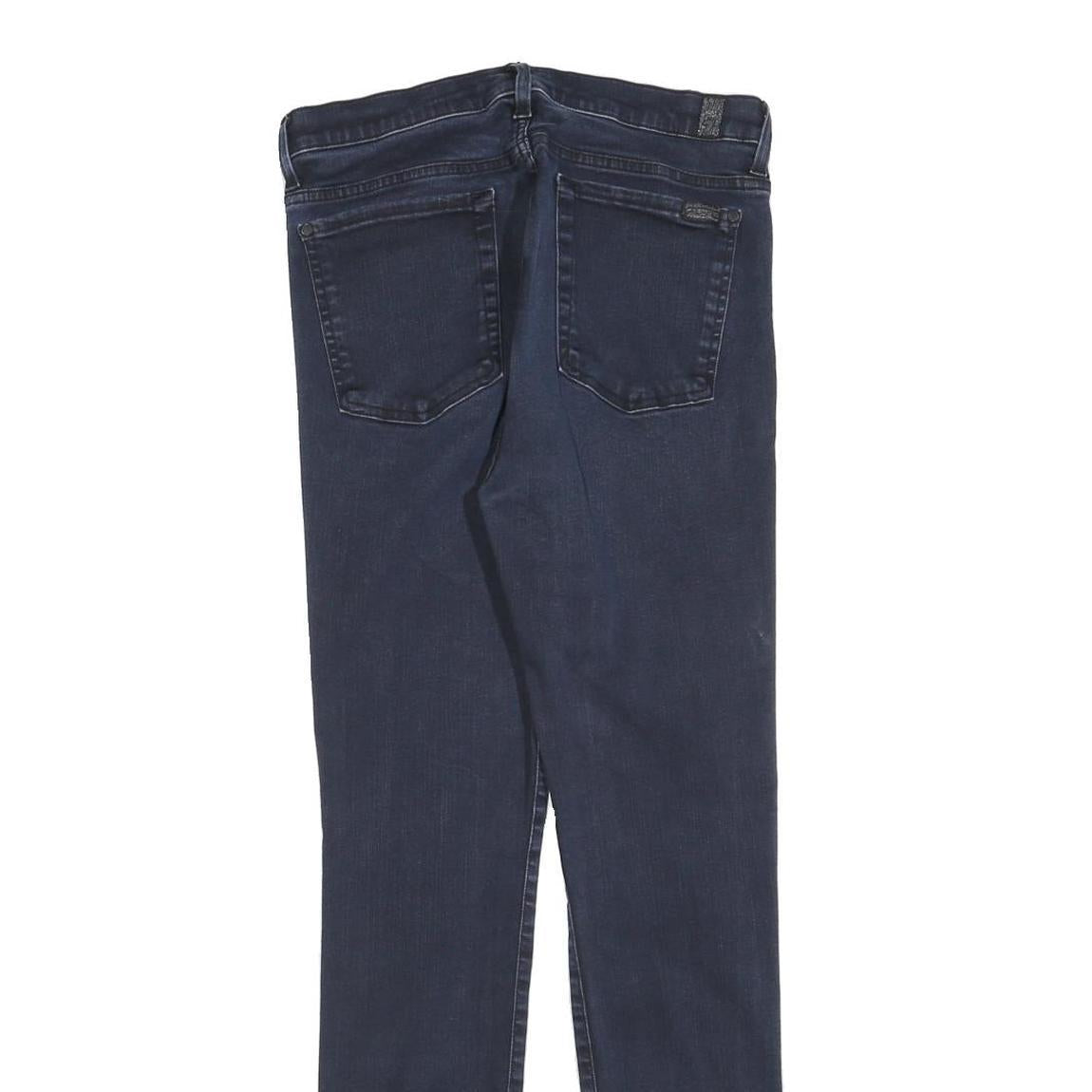 7 FOR ALL MANKIND Womens Jeans Blue Slim Skinny Denim Medium W30 L30 Stretch