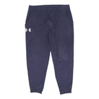 UNDER ARMOUR Mens Joggers Navy Blue Slim Tapered 2XL W35 L28 Cotton Blend