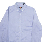 DICKIES Mens Formal Shirt Blue Long Sleeve M
