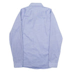 DICKIES Mens Formal Shirt Blue Long Sleeve M
