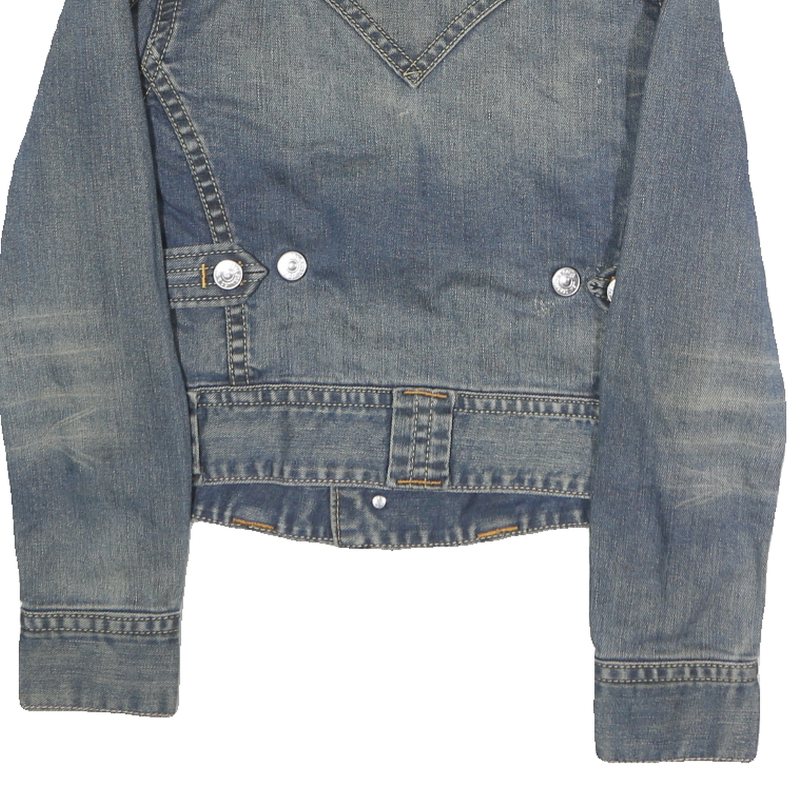 LEVI'S Mens Blue Denim Button Jacket M Cotton Classic Casual Stylish