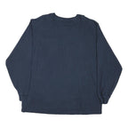 CARHARTT Mens Navy Blue Classic Pocket Long Sleeve Crew Neck XL Cotton Blend