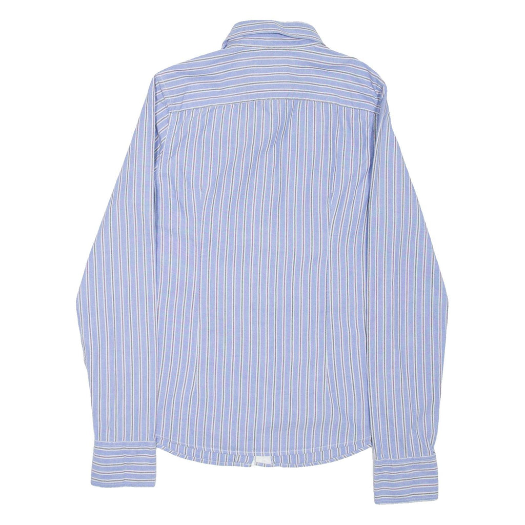 JACK WILLS Womens Shirt Blue Striped Long Sleeve S