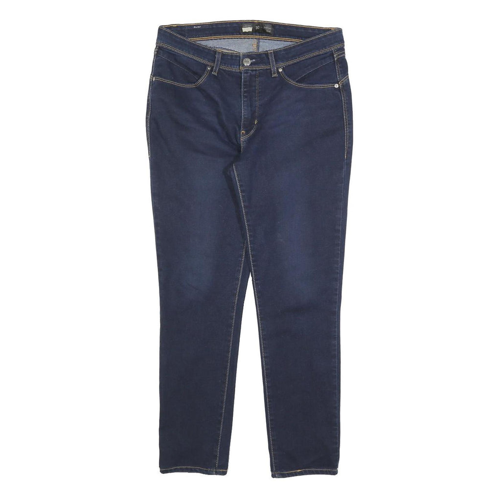 LEVI'S Womens Jeans Blue Regular Skinny Denim Medium W30 L27 Classic Zip