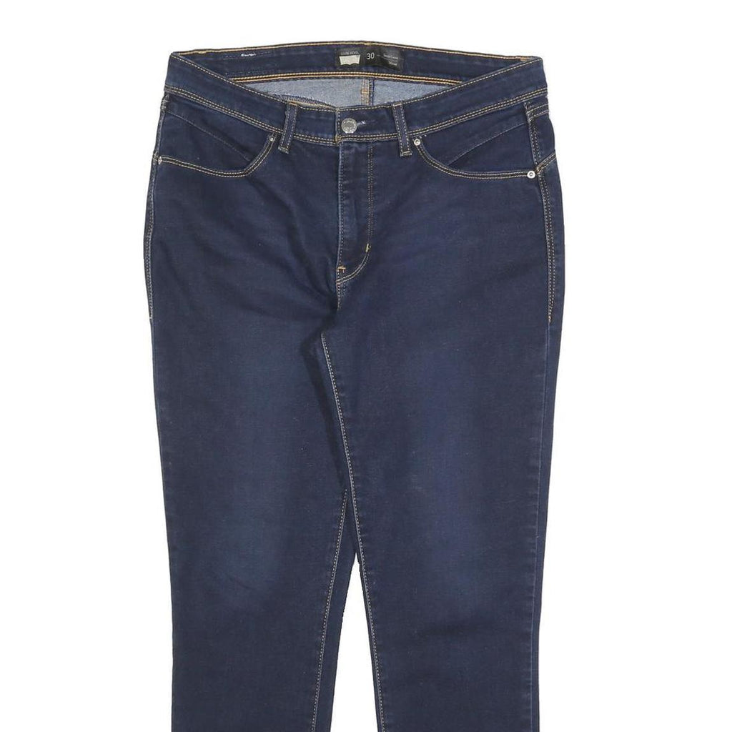 LEVI'S Womens Jeans Blue Regular Skinny Denim Medium W30 L27 Classic Zip