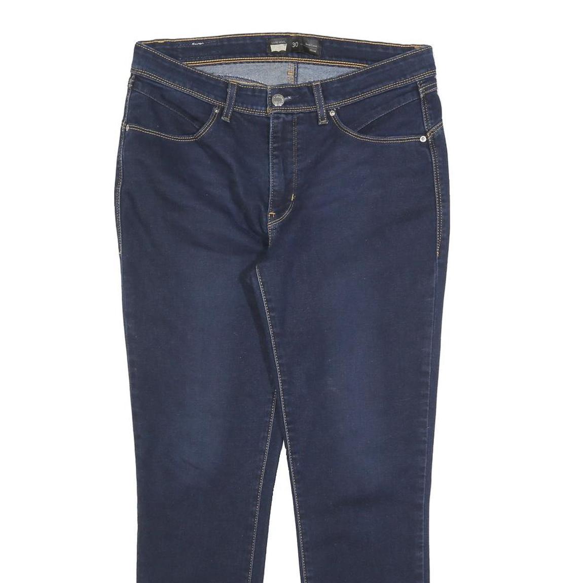 LEVI'S Womens Jeans Blue Regular Skinny Denim Medium W30 L27 Classic Zip