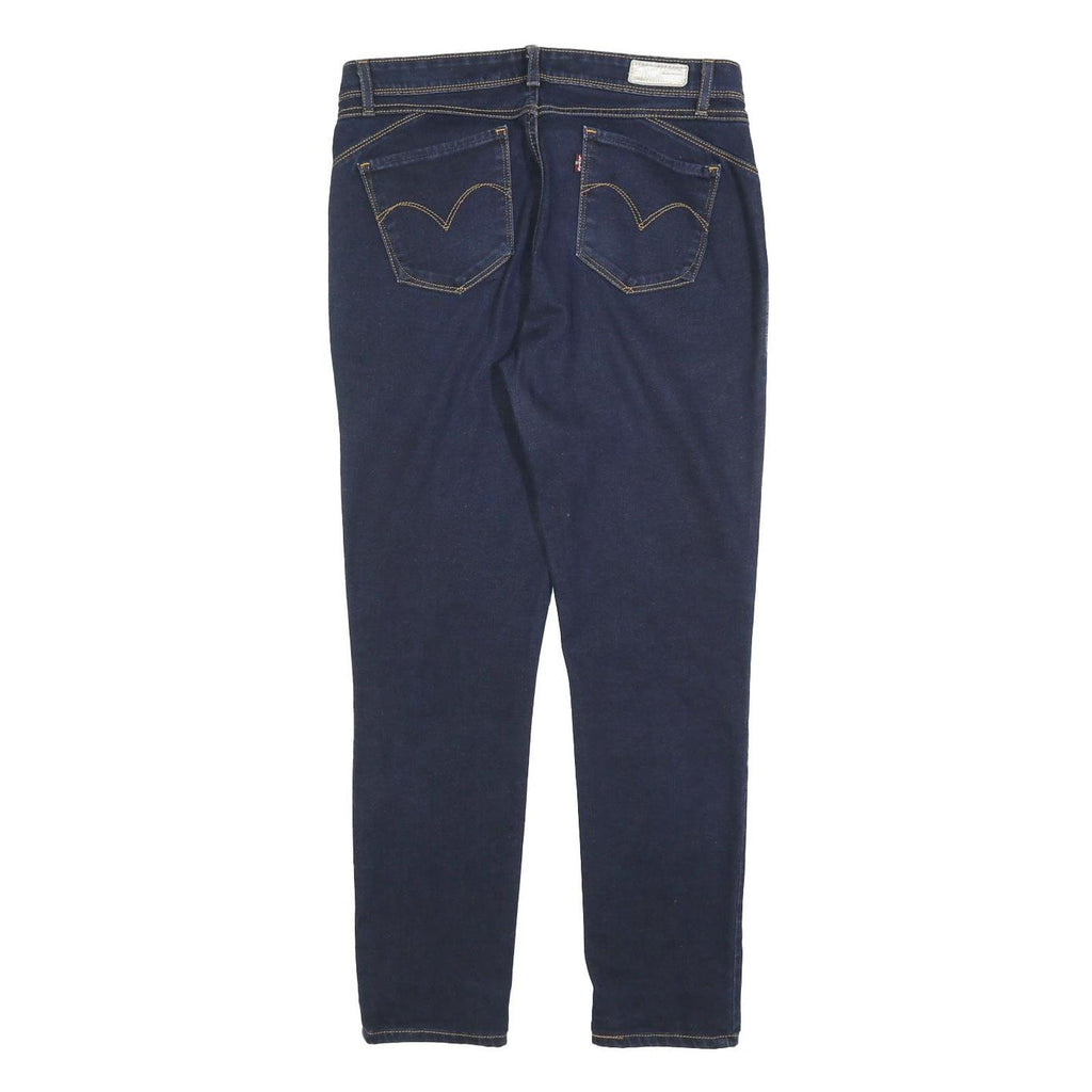 LEVI'S Womens Jeans Blue Regular Skinny Denim Medium W30 L27 Classic Zip