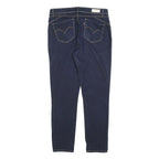 LEVI'S Womens Jeans Blue Regular Skinny Denim Medium W30 L27 Classic Zip
